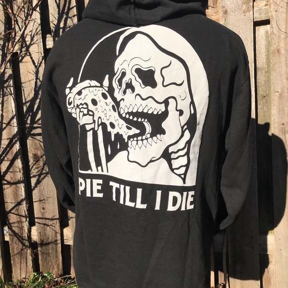 Sketchy Tank Pie Till I Die Hoodie